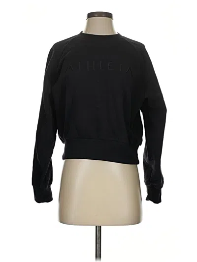 Pre-owned Athleta Sweatshirt In Black