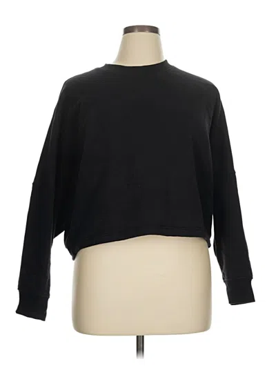 Pre-owned Athleta Sweatshirt In Black