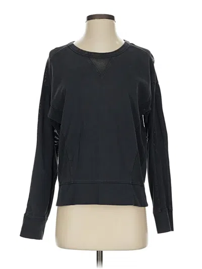 Pre-owned Athleta Sweatshirt In Black