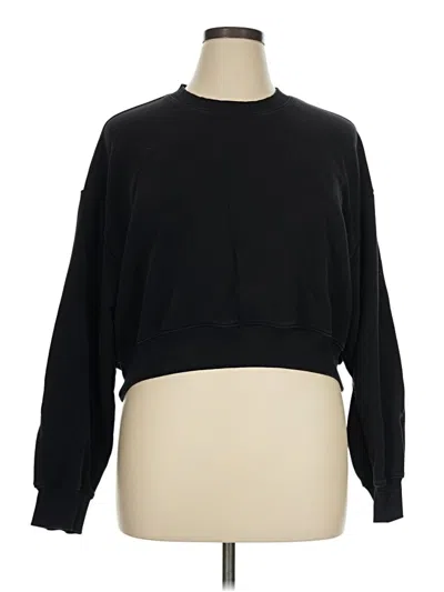 Pre-owned Athleta Sweatshirt In Black