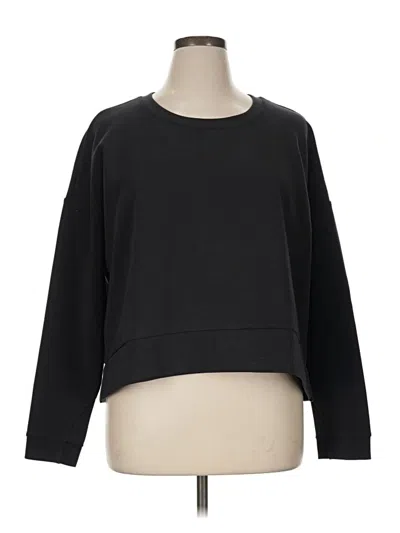Pre-owned Athleta Sweatshirt In Black