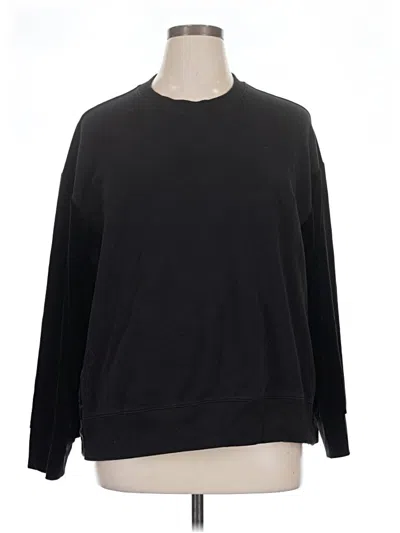 Pre-owned Athleta Sweatshirt In Black