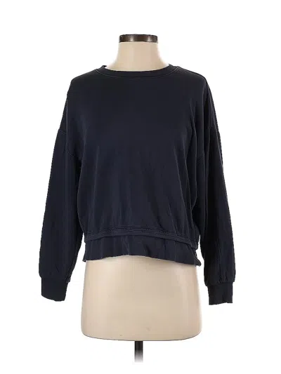 Pre-owned Athleta Sweatshirt In Blue