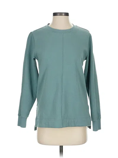 Pre-owned Athleta Sweatshirt In Blue