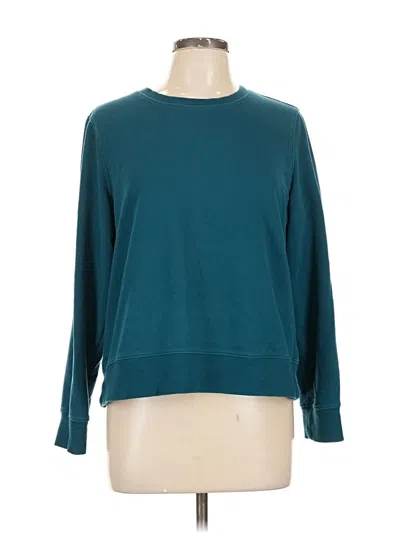 Pre-owned Athleta Sweatshirt In Blue