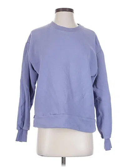 Pre-owned Athleta Sweatshirt In Blue