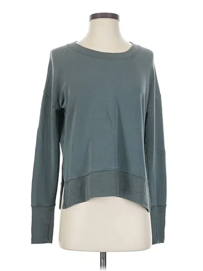 Pre-owned Athleta Sweatshirt In Blue