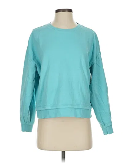 Pre-owned Athleta Sweatshirt In Blue