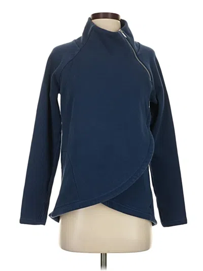 Pre-owned Athleta Sweatshirt In Blue