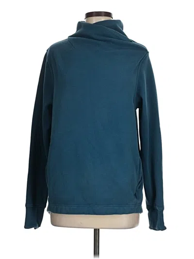 Pre-owned Athleta Sweatshirt In Blue