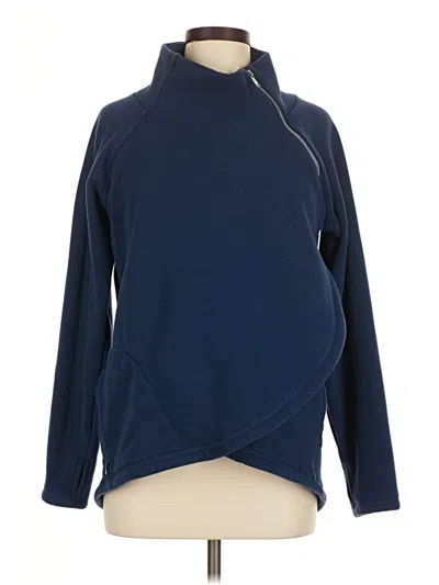 Pre-owned Athleta Sweatshirt In Blue