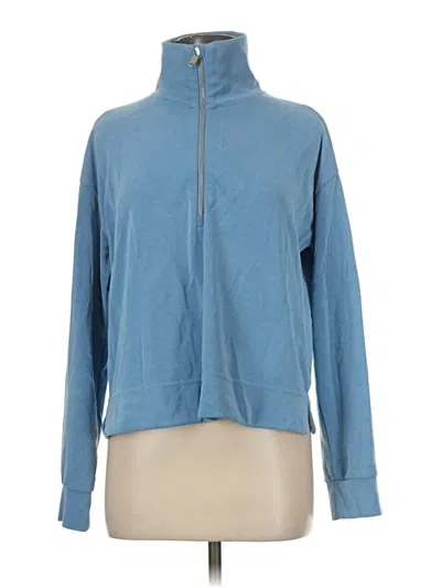Pre-owned Athleta Sweatshirt In Blue