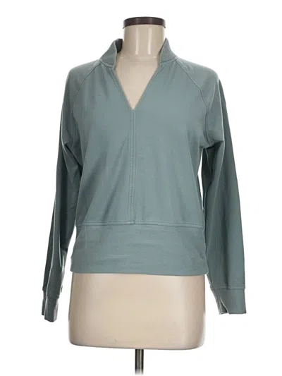 Pre-owned Athleta Sweatshirt In Blue