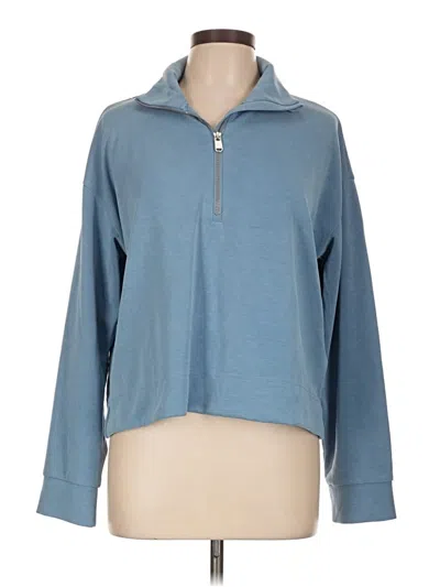 Pre-owned Athleta Sweatshirt In Blue