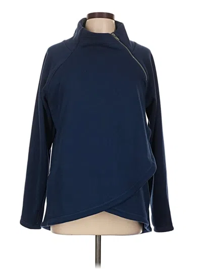 Pre-owned Athleta Sweatshirt In Blue