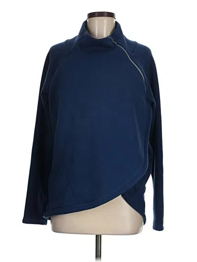 Pre-owned Athleta Sweatshirt In Blue