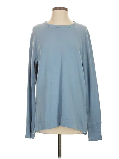 Pre-owned Athleta Sweatshirt In Blue