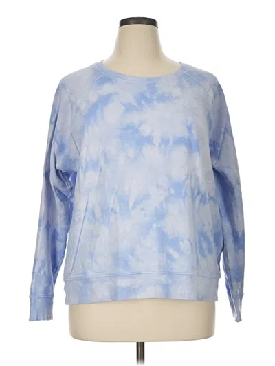 Pre-owned Athleta Sweatshirt In Blue