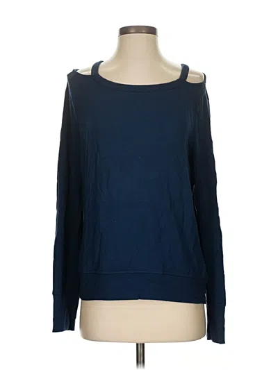 Pre-owned Athleta Sweatshirt In Blue