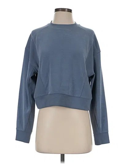 Pre-owned Athleta Sweatshirt In Blue