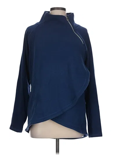 Pre-owned Athleta Sweatshirt In Blue