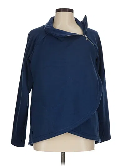 Pre-owned Athleta Sweatshirt In Blue