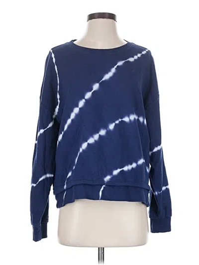 Pre-owned Athleta Sweatshirt In Blue