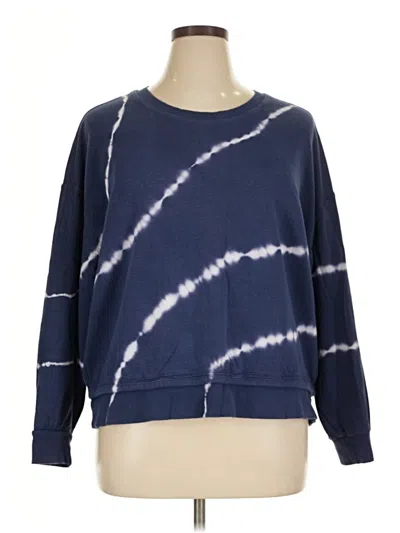 Pre-owned Athleta Sweatshirt In Blue