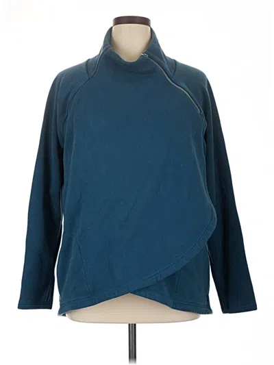 Pre-owned Athleta Sweatshirt In Blue