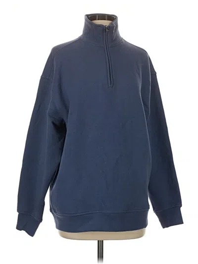 Pre-owned Athleta Sweatshirt In Blue