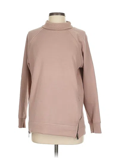 Pre-owned Athleta Sweatshirt In Brown