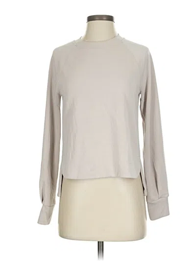 Pre-owned Athleta Sweatshirt In Brown