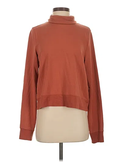 Pre-owned Athleta Sweatshirt In Brown