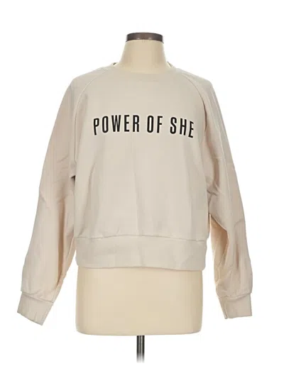 Pre-owned Athleta Sweatshirt In Brown