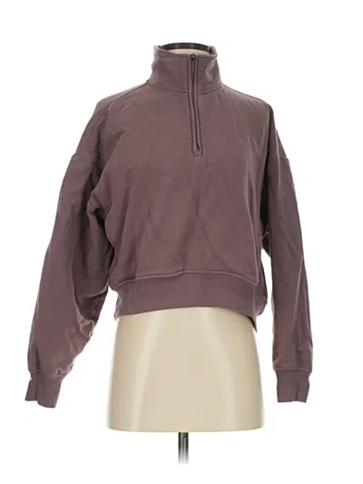Pre-owned Athleta Sweatshirt In Brown