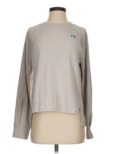 Pre-owned Athleta Sweatshirt In Brown