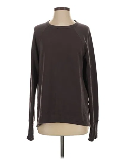 Pre-owned Athleta Sweatshirt In Brown