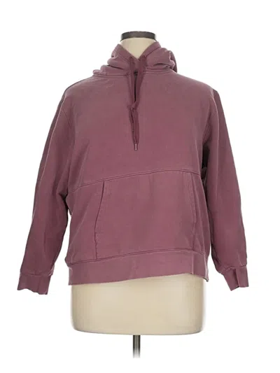 Pre-owned Athleta Sweatshirt In Burgundy