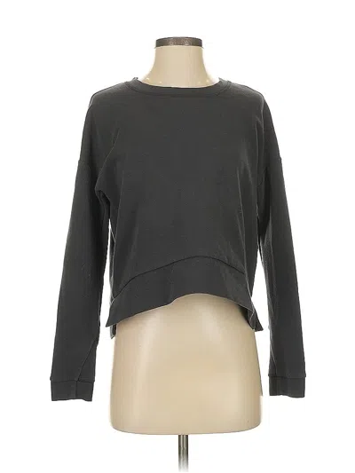 Pre-owned Athleta Sweatshirt In Gray