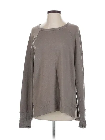Pre-owned Athleta Sweatshirt In Gray