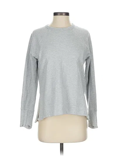 Pre-owned Athleta Sweatshirt In Gray