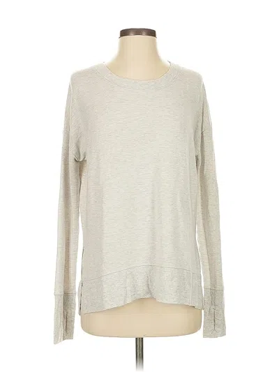 Pre-owned Athleta Sweatshirt In Gray