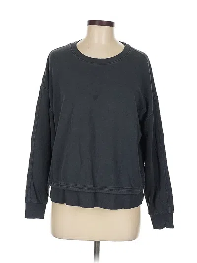 Pre-owned Athleta Sweatshirt In Gray