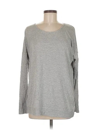 Pre-owned Athleta Sweatshirt In Gray