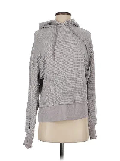 Pre-owned Athleta Sweatshirt In Gray
