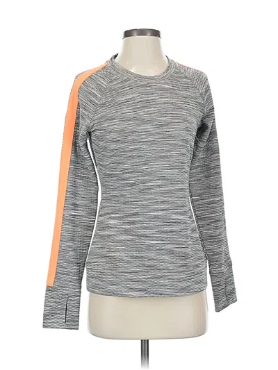 Pre-owned Athleta Sweatshirt In Gray
