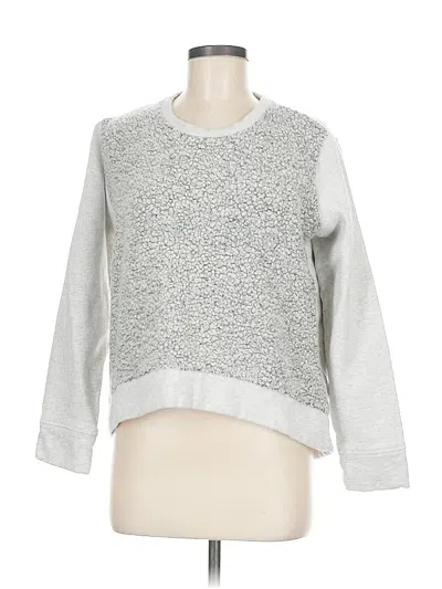 Pre-owned Athleta Sweatshirt In Gray