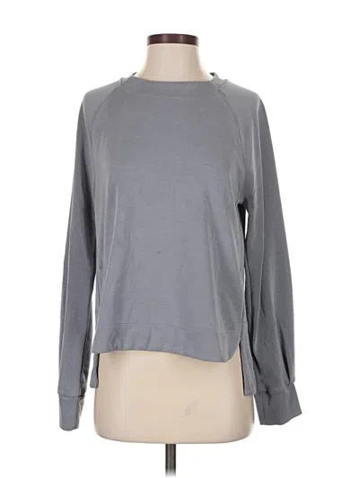 Pre-owned Athleta Sweatshirt In Gray
