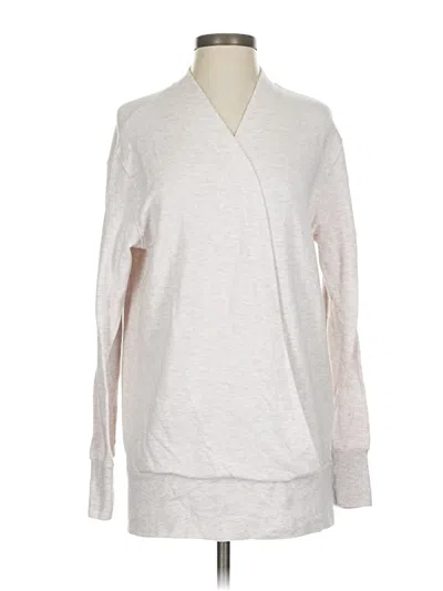 Pre-owned Athleta Sweatshirt In Gray