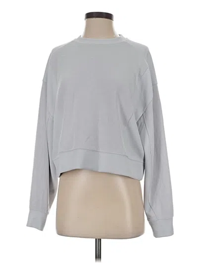 Pre-owned Athleta Sweatshirt In Gray